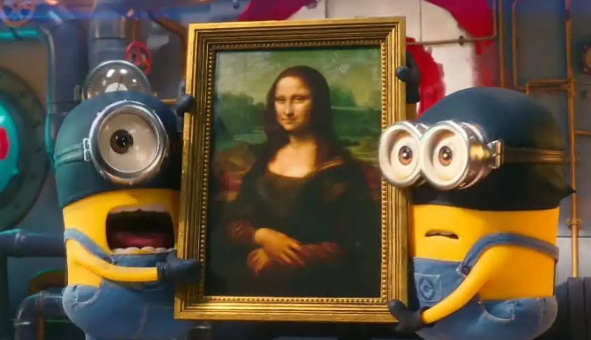 Minions “roubam” Mona Lisa na cerimônia de abertura dos Jogos Olímpicos