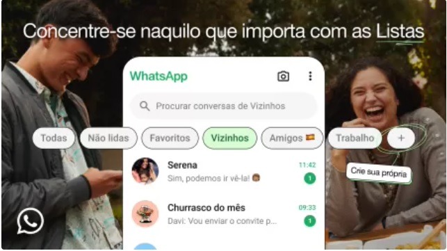 WhatsApp libera nova função para organizar grupos e conversas